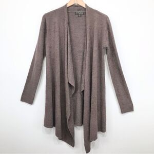 Barefoot Dreams Brown Bamboo Chic Lite Cozy Ultra Soft Knit Cardigan Sweater
